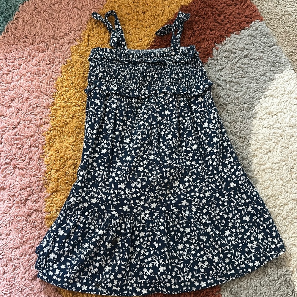 Old Navy Girls Blue Floral Dress